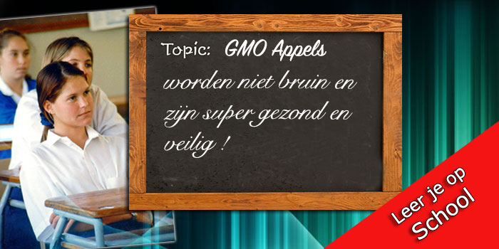 GMO appels veilig en gezond leer je al op school