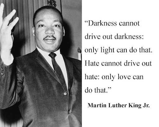 martin luther king darkness