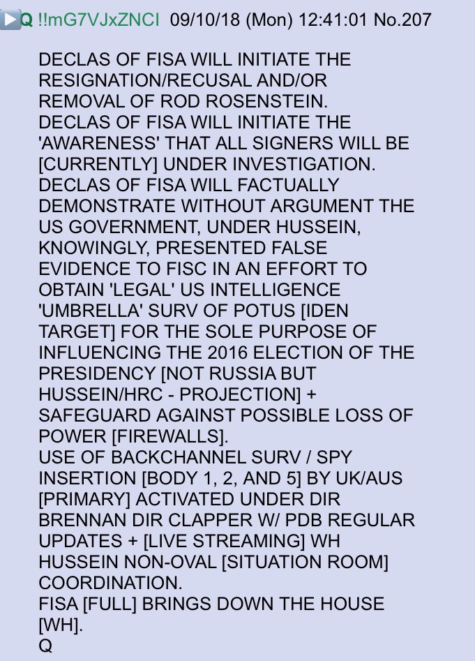 FISA Q declassification