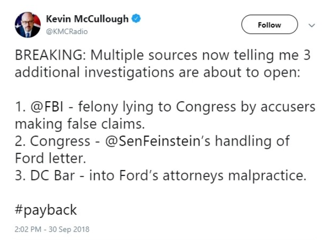 payback Kavanaugh