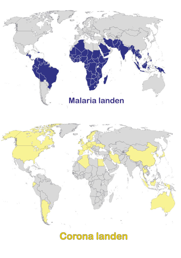 Malaria -vs- Corona COVID 19