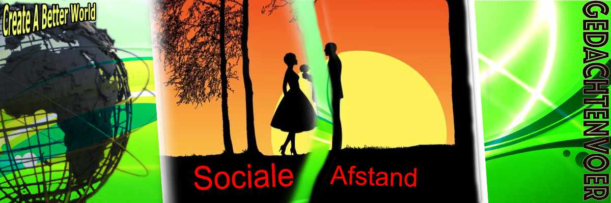 sociaal afstand houden, social distance,